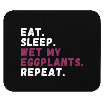 Discover Eggplant Lover Healthy Cuisine Gardening Mouse Pads