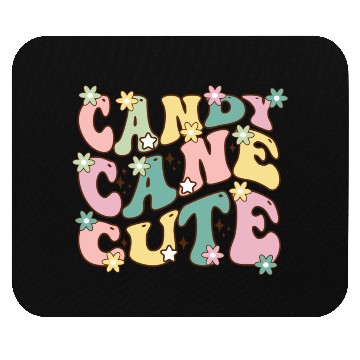 Discover Candy cane cute Mouse Pads