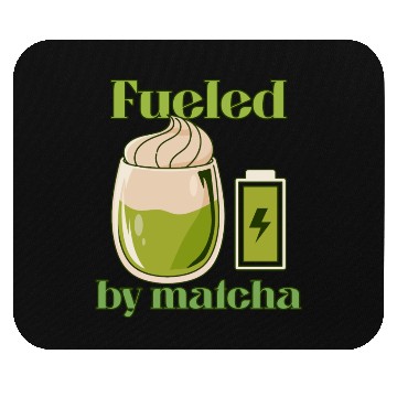 Discover Fueled By Matcha Graphic Mouse Pads