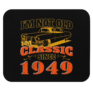 Discover Oldtimer 1949 vintage birthday present Mouse Pads