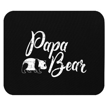 Discover Papa Bear Panda Bear Family Mouse Pads