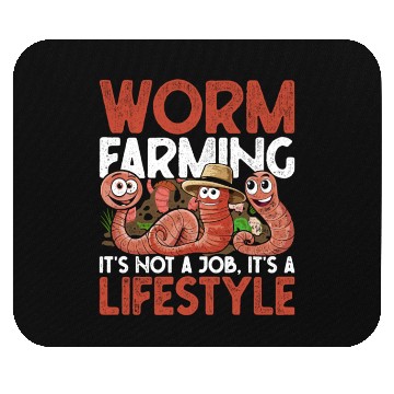 Discover Worm Farming Vermiculture Mouse Pads