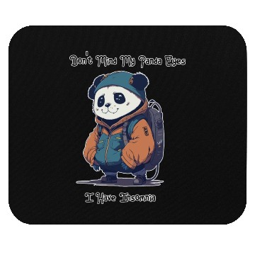 Discover Insomnia Panda Mouse Pads