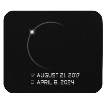 Discover Total Solar Eclipse 2024 USA Totality April 8 2024 Mouse Pads