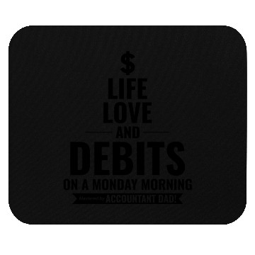 Discover Number Cruncher Dad: Hilarious Accountant Father Mouse Pads