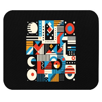 Discover Overlapping geometric shapes Mouse Pads
