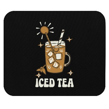 Discover Iced Tea Design Mouse Pads