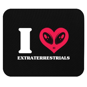 Discover Alien, Aliens UFO, UAP Space Unknown Flight Object Mouse Pads