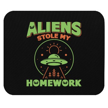 Discover Alien, Aliens, UFO, UAP, Space Unknown Flight Mouse Pads