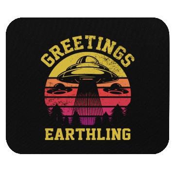 Discover Alien, Aliens, UFO, UAP, Space Unknown Flight Mouse Pads