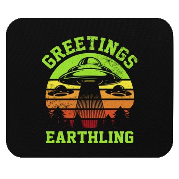 Discover Alien, Aliens, UFO, UAP, Space Unknown Flight Mouse Pads