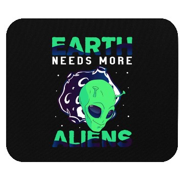 Discover Alien, Aliens, UFO, UAP, Space Unknown Flight Mouse Pads