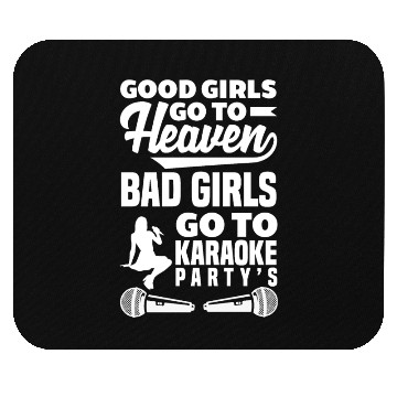 Discover Funny Karaoke Singer Singing Musician Karaoke Gift Mouse Pads