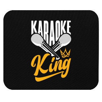 Discover Funny Karaoke Singer Singing Musician Karaoke Gift Mouse Pads