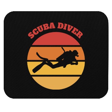 Discover Sunset Dive Silhouette Mouse Pads