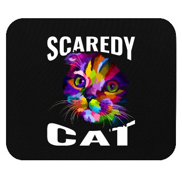 Discover Scaredy Cat Mouse Pads