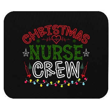 Discover Christmas Nurse Crew Mouse Pads