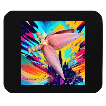 Discover Banana flower Mouse Pads