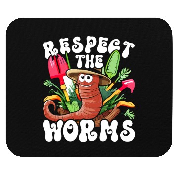 Discover Worm Farming Respect The Worms Mouse Pads
