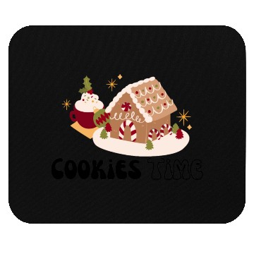 Discover Sweet Indulgence" Cookie Design Mouse Pads