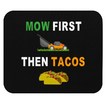 Discover Lawn Mowing Taco Mower Grass Cutting Mouse Pads