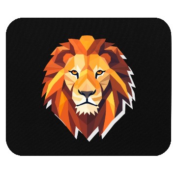 Discover Lion head Mouse Pads