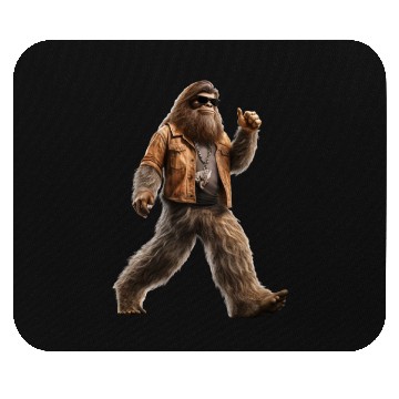 Discover Bigfoot Sasquatch Rock Mouse Pads