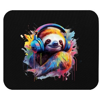 Discover Sloth DJ Mouse Pads