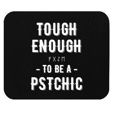 Discover Tough Enough To Be A Psychic Celestial Card Mouse Pads