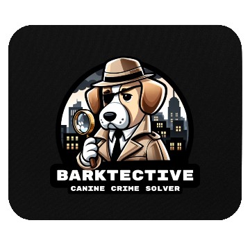 Discover Barktective: Canine Crime Solver Mouse Pads