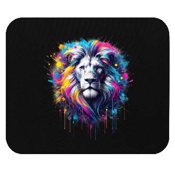 Discover Sovereign Spectrum The Lion s Majesty Mouse Pads