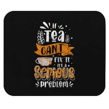 Discover Tea Lovers Heat Chamomile Mouse Pads