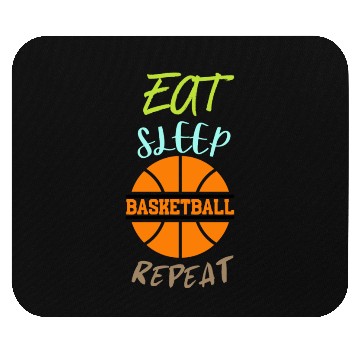 Discover Eat Sleep Repeat Basketball Coach Player Mouse Pads