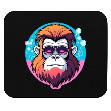 Discover Ape Monkey Illustration Mouse Pads
