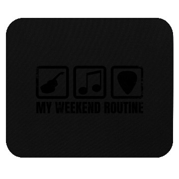 Discover My Weekend Routine Mouse Pads