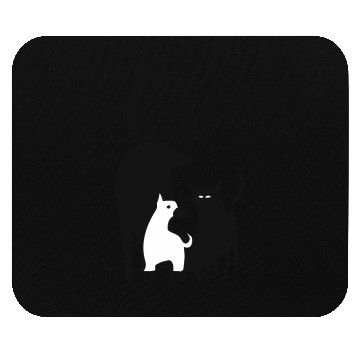 Discover Pet Elegance in Monochrome Mouse Pads