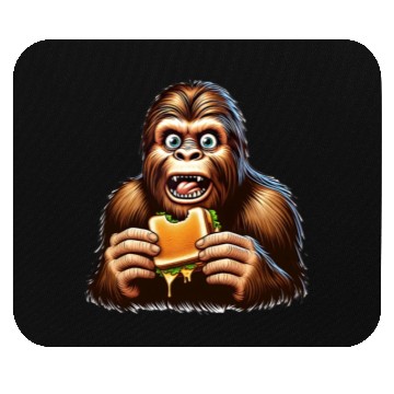 Discover Bigfoot Discovers Grilled Cheese Sandwich Mouse Pads