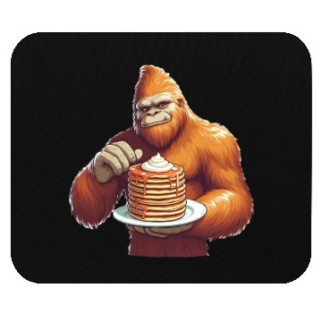 Discover Proud Bigfoot with Pancake Tower Mouse Pads