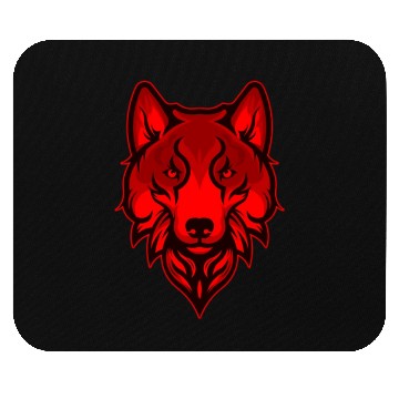 Discover Wild Wolf. Mouse Pads