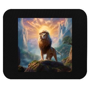 Discover Celestial Lion King Art Print 144 Starseed Mouse Pads