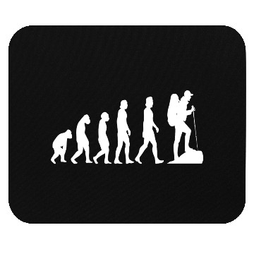 Discover Hiking Evolution | Mountaineer | Wanderlust Mouse Pads