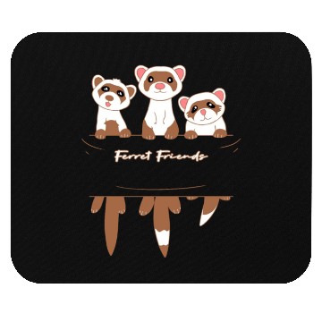 Discover Ferret Friends Mouse Pads