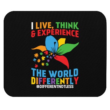Discover Live Think Experience World Differently Mouse Pads