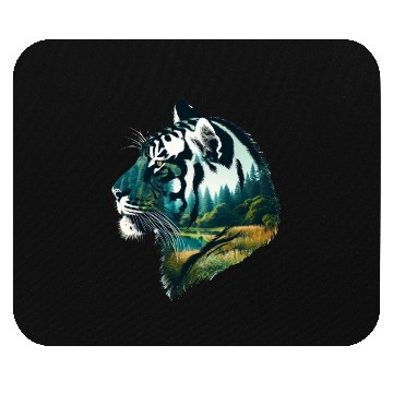 Discover Nature in Tiger Pattern Mouse Pads