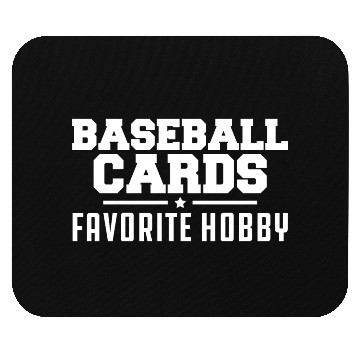 Discover Baseball Cards Favorite Hobby Mouse Pads
