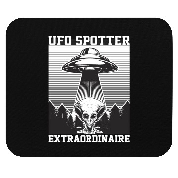 Discover Alien, Aliens, UFO, UAP, Space Unknown Flight Mouse Pads
