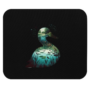 Discover Nature in Duck Pattern Mouse Pads
