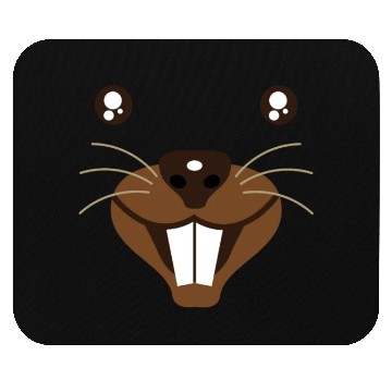 Discover Groundhog Face Rodent Happy Groundhog Day Mouse Pads