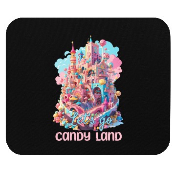 Discover Let's Go Candy Land Graphic Mouse Pads