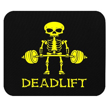 Discover Skeleton Deadlift Weightlifting © WhiteTigerLLC.C Mouse Pads